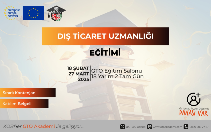DIŞ TİCARET UZMANLIĞI EĞİTİMİ 