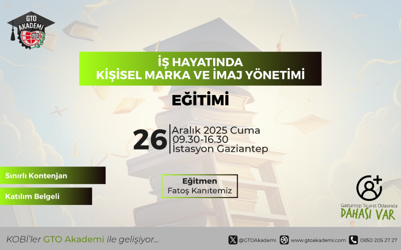 İŞ HAYATINDA KİŞİSEL MARKA VE İMAJ YÖNETİMİ EĞİTİMİ