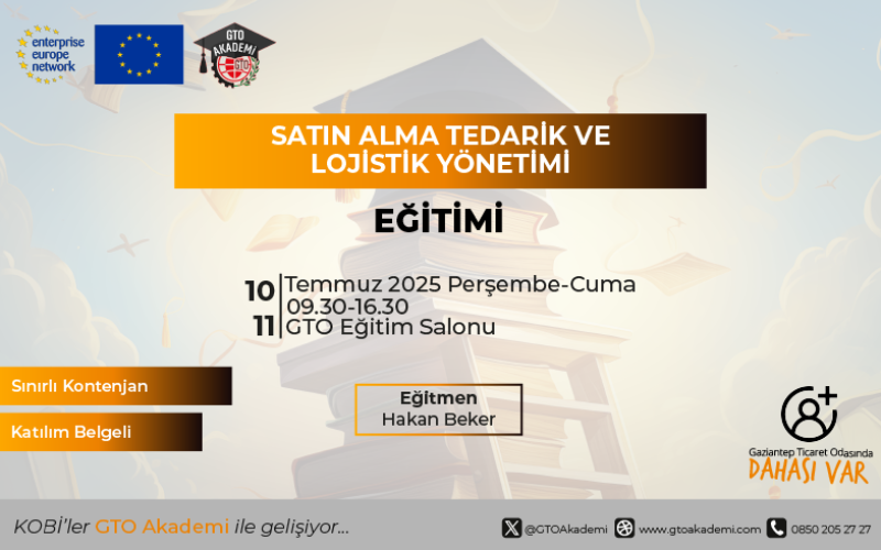 SATIN ALMA ve LOJİSTİK YÖNETİMİ EĞİTİMİ